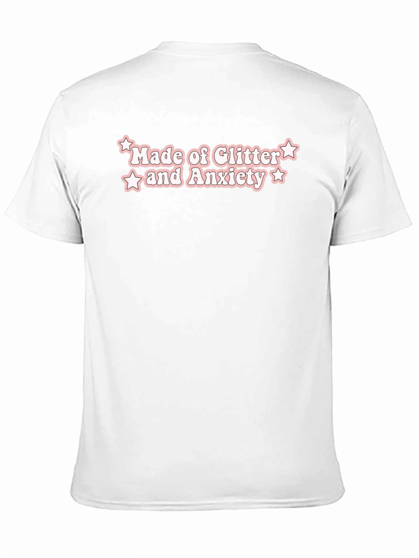 Glitter and Anxiety Black T-Shirt