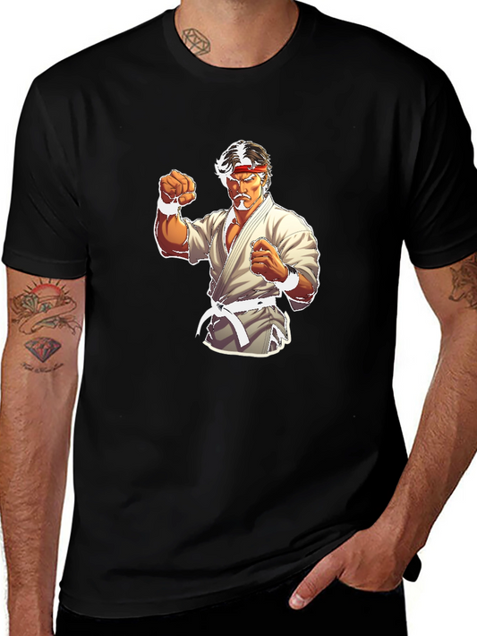 Karate Fighter Black T-Shirt