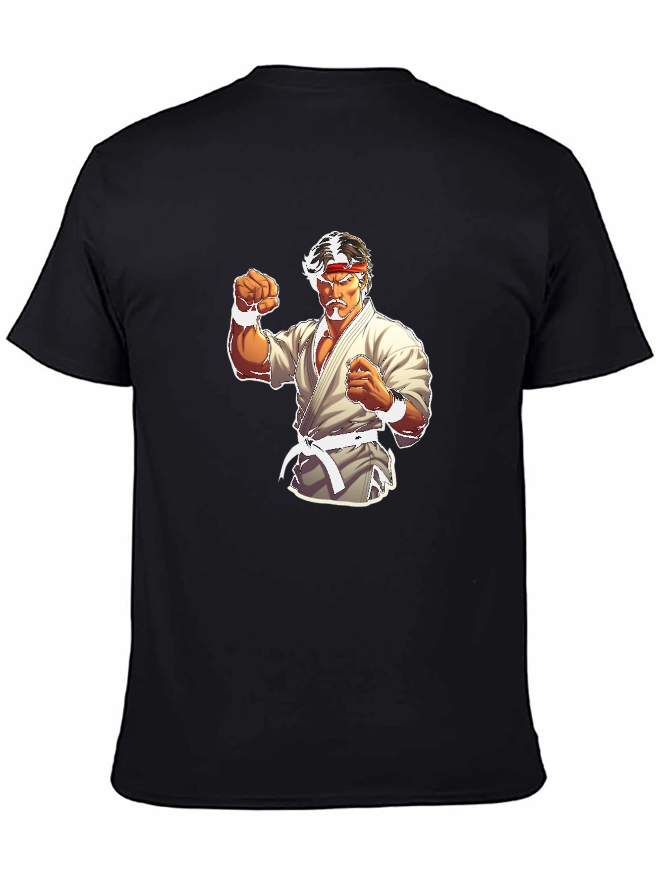 Karate Fighter Black T-Shirt