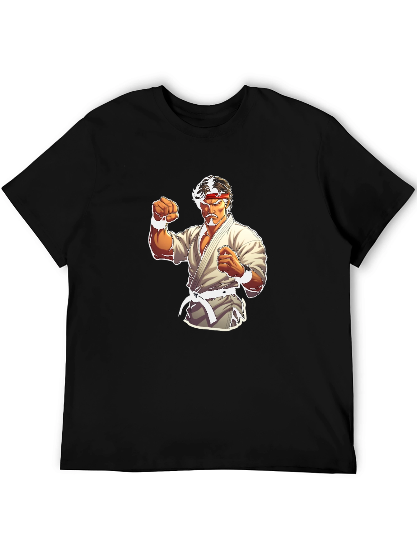 Karate Fighter Black T-Shirt