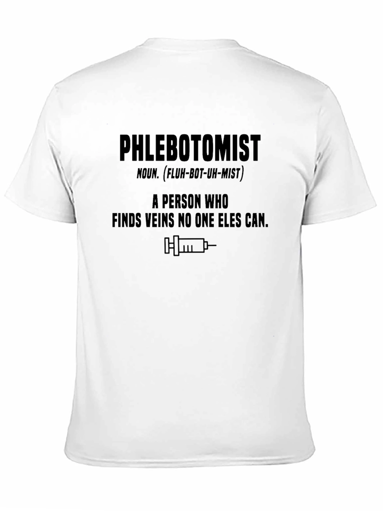 Phlebotomist Definition Graphic Tee