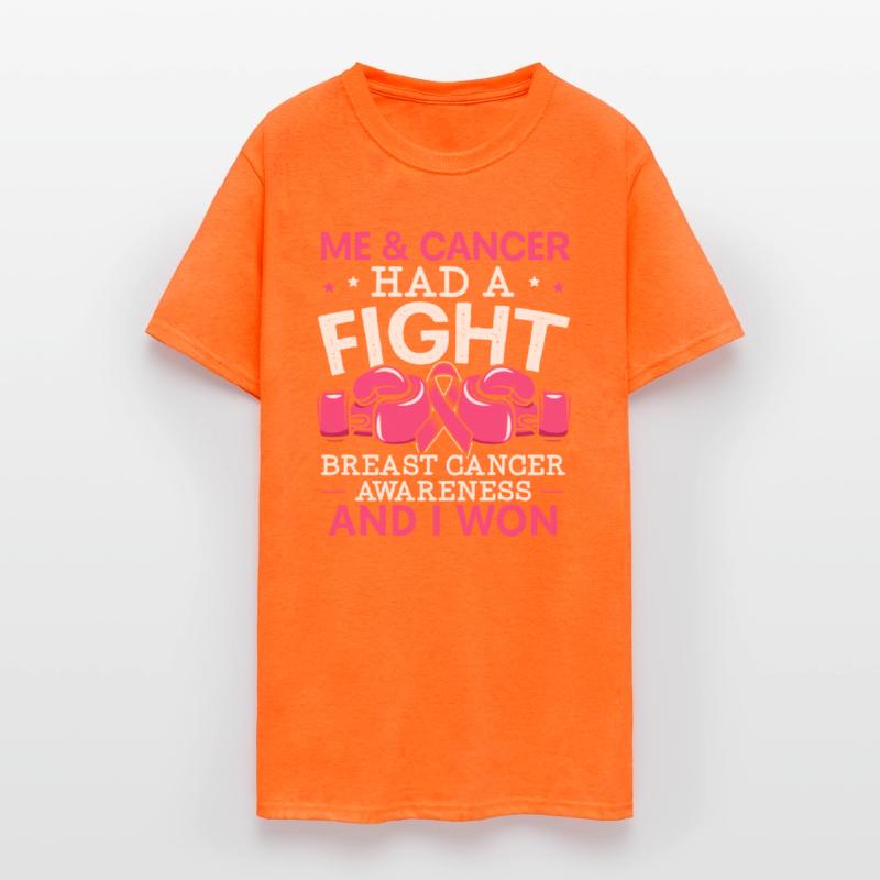 Me And Cancer Had A Fight Breast Cancer Awareness