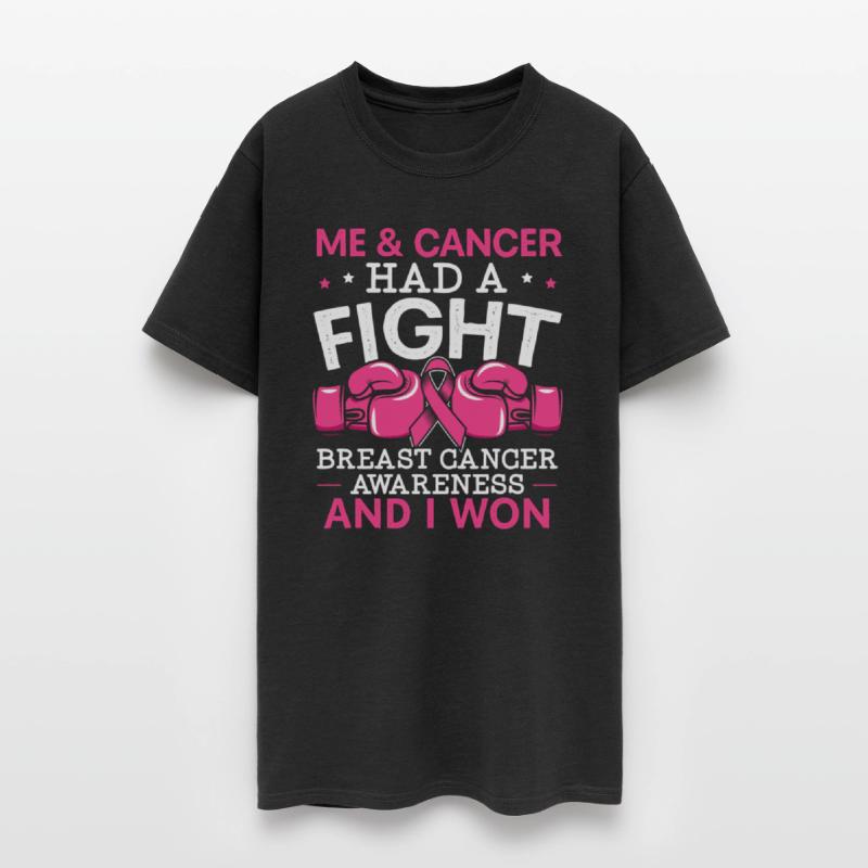 Me And Cancer Had A Fight Breast Cancer Awareness