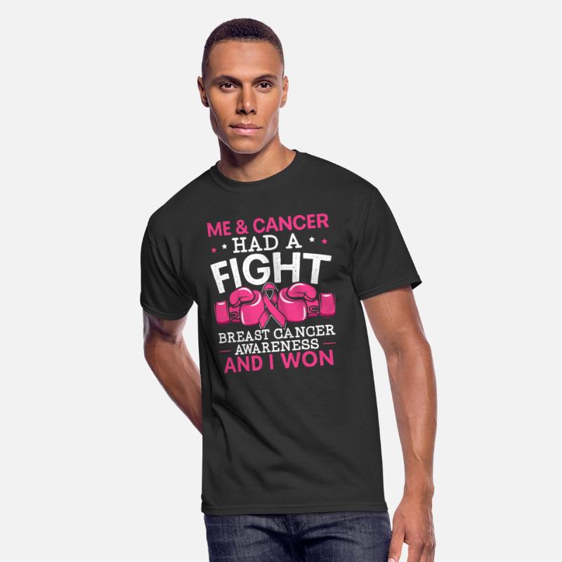 Me And Cancer Had A Fight Breast Cancer Awareness