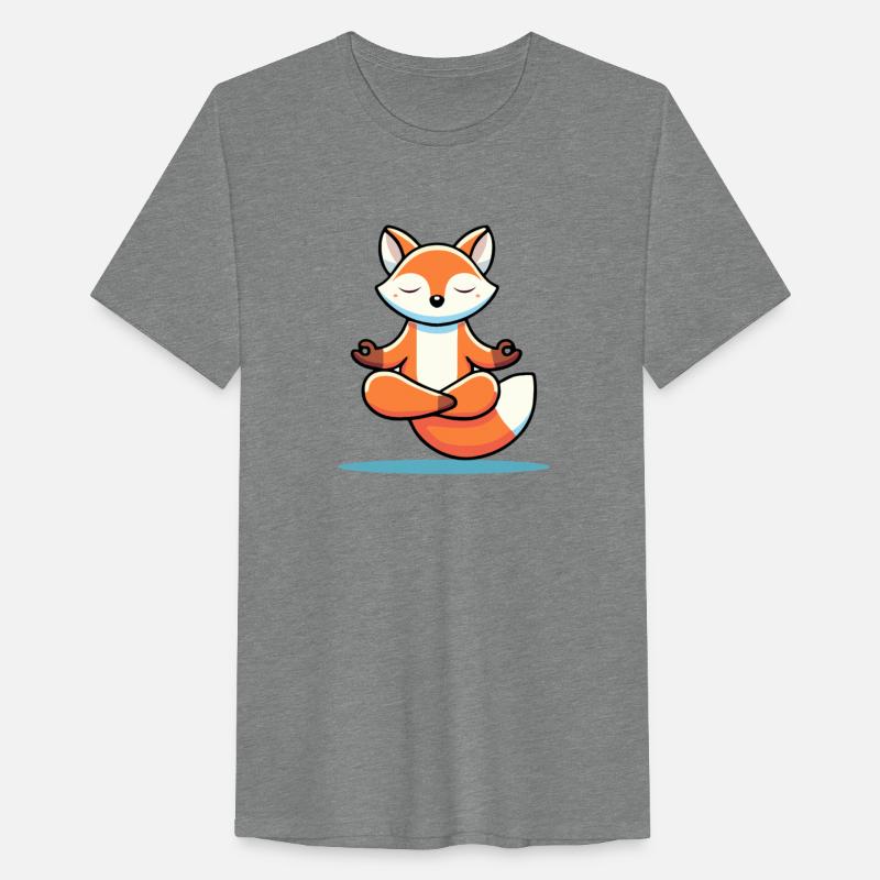 Meditating Fox - Relaxing Illustration