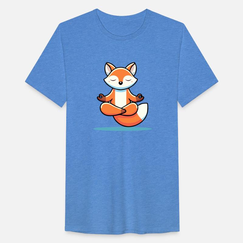 Meditating Fox - Relaxing Illustration