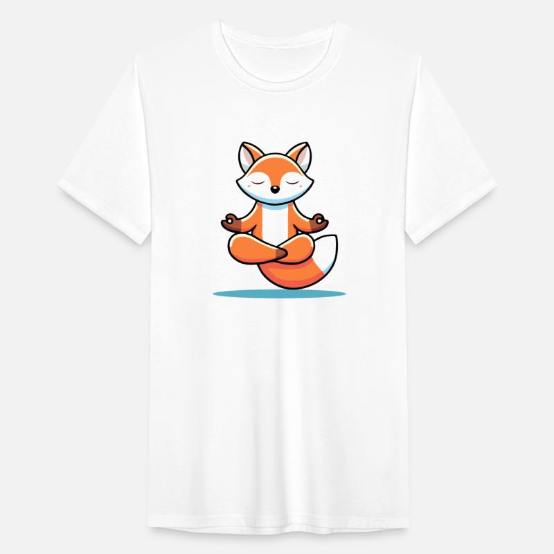 Meditating Fox - Relaxing Illustration