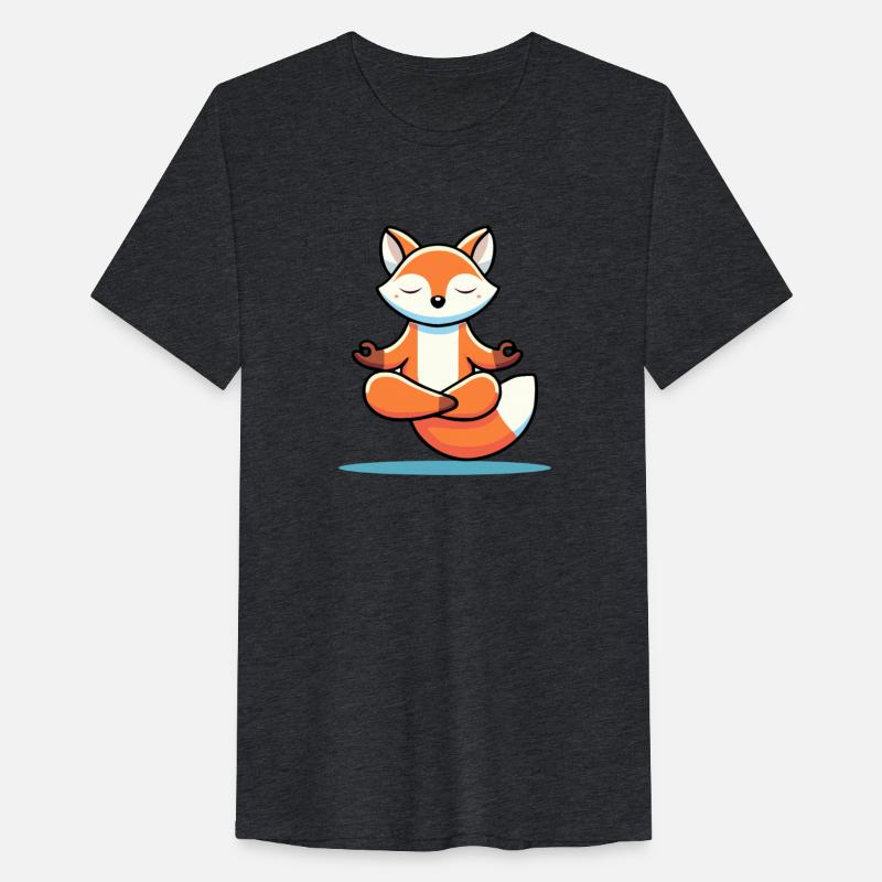 Meditating Fox - Relaxing Illustration