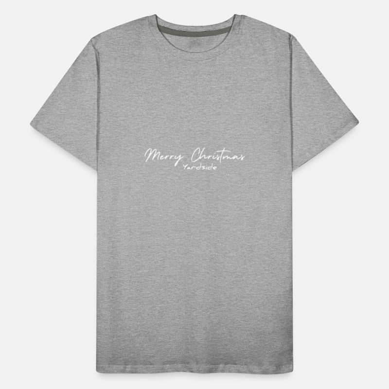 Merry Christmas time Yardside font logo white