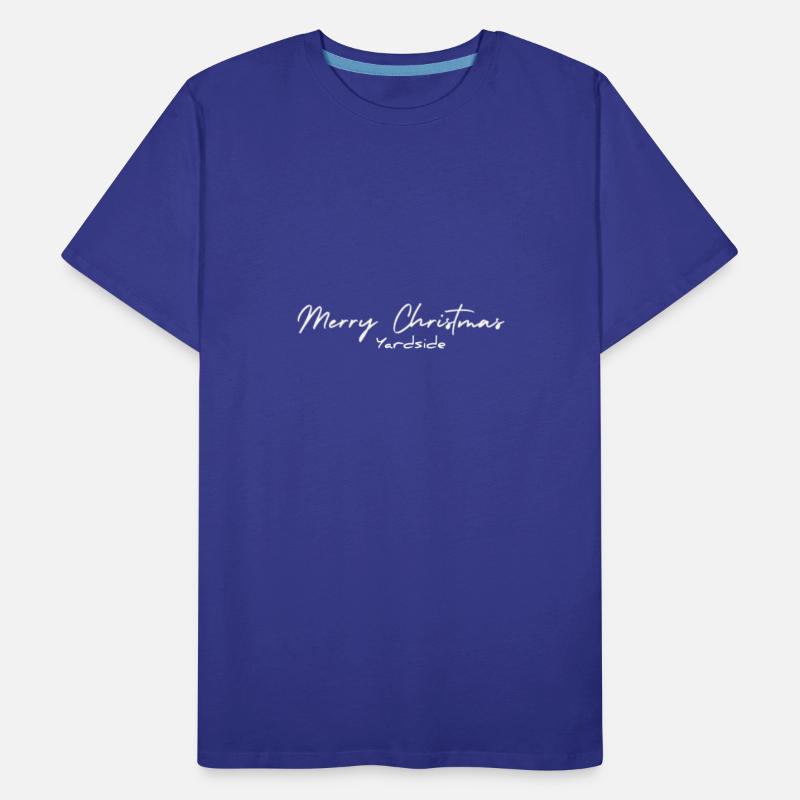 Merry Christmas time Yardside font logo white
