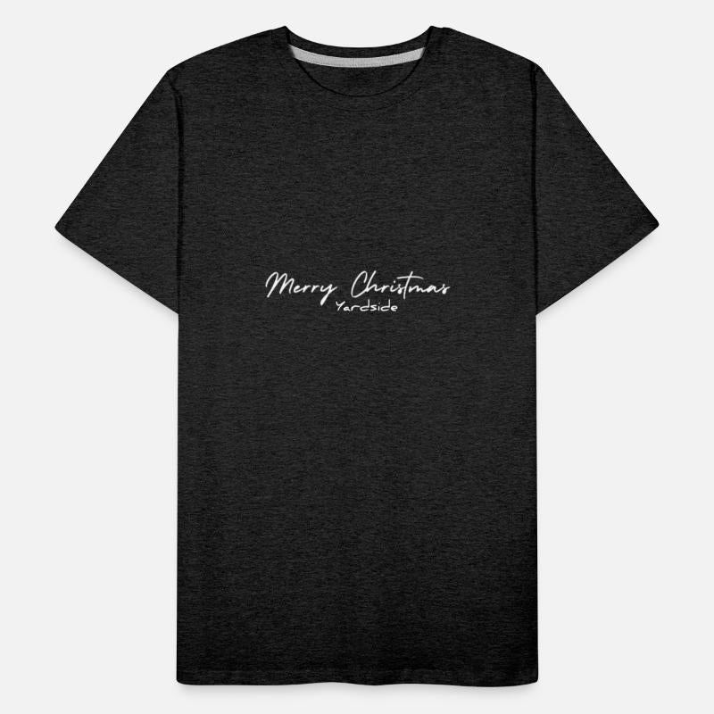 Merry Christmas time Yardside font logo white