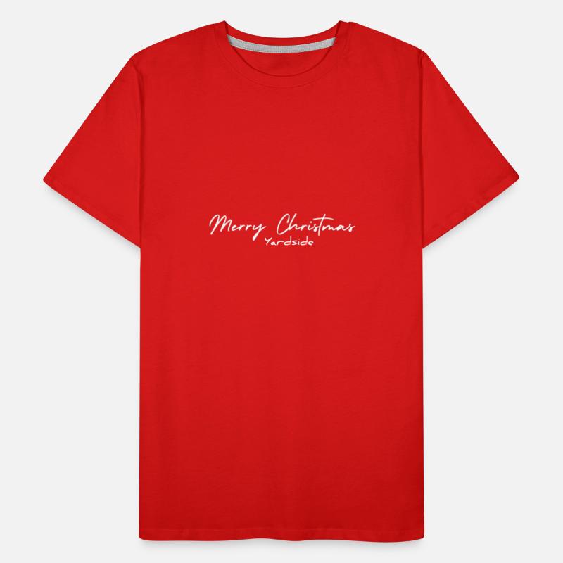 Merry Christmas time Yardside font logo white