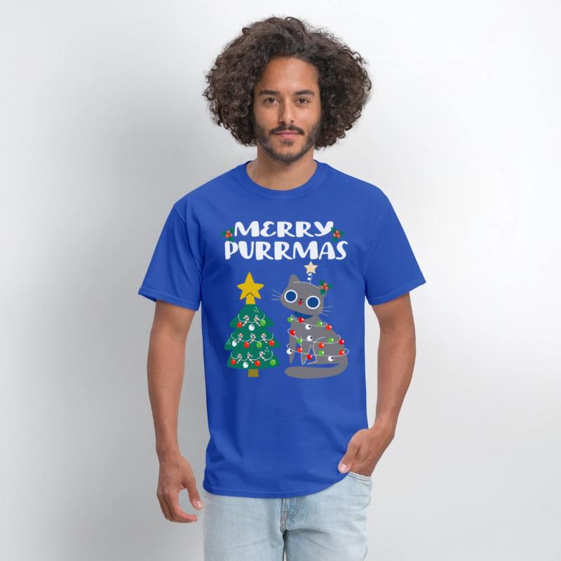 Merry Purrmas - For Christmas Holiday Cat Lovers