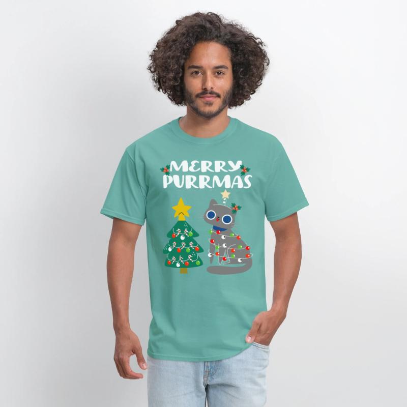 Merry Purrmas - For Christmas Holiday Cat Lovers
