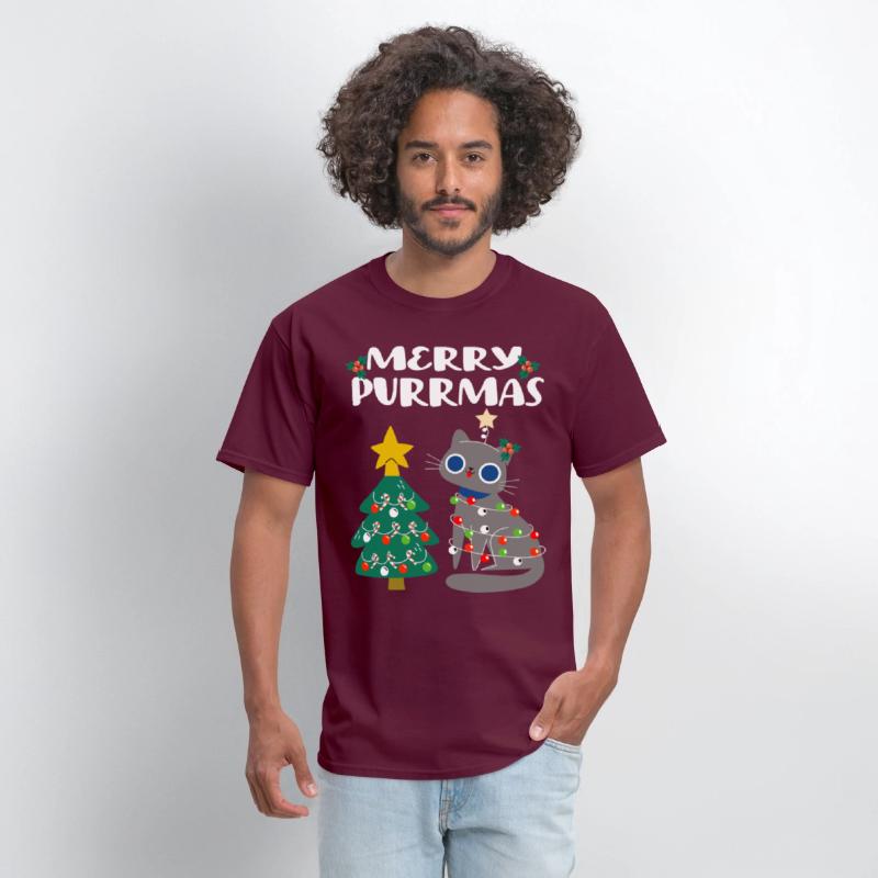 Merry Purrmas - For Christmas Holiday Cat Lovers