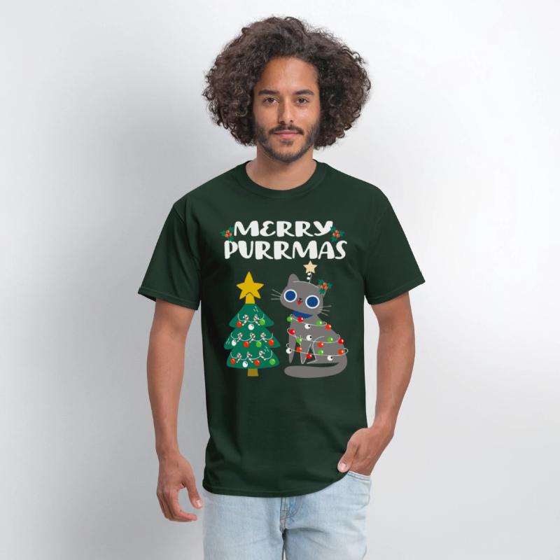 Merry Purrmas - For Christmas Holiday Cat Lovers