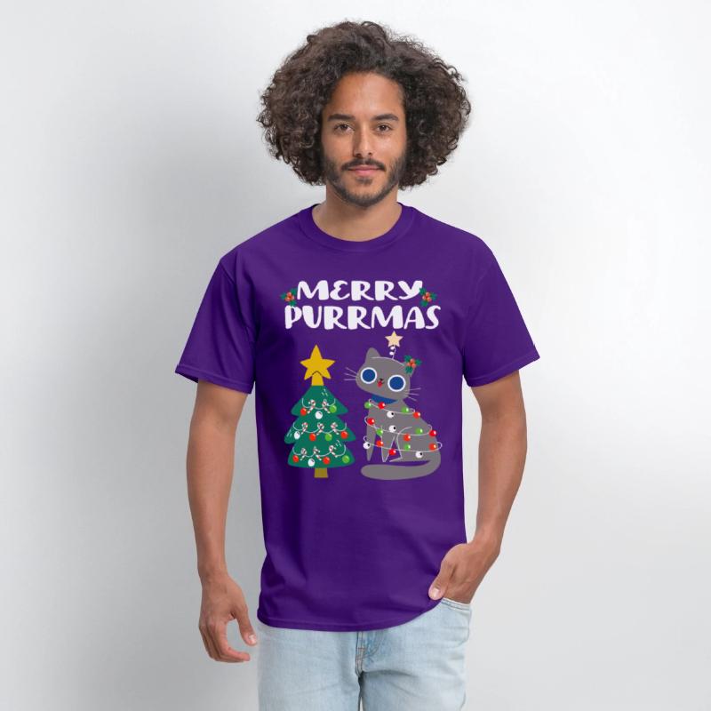 Merry Purrmas - For Christmas Holiday Cat Lovers