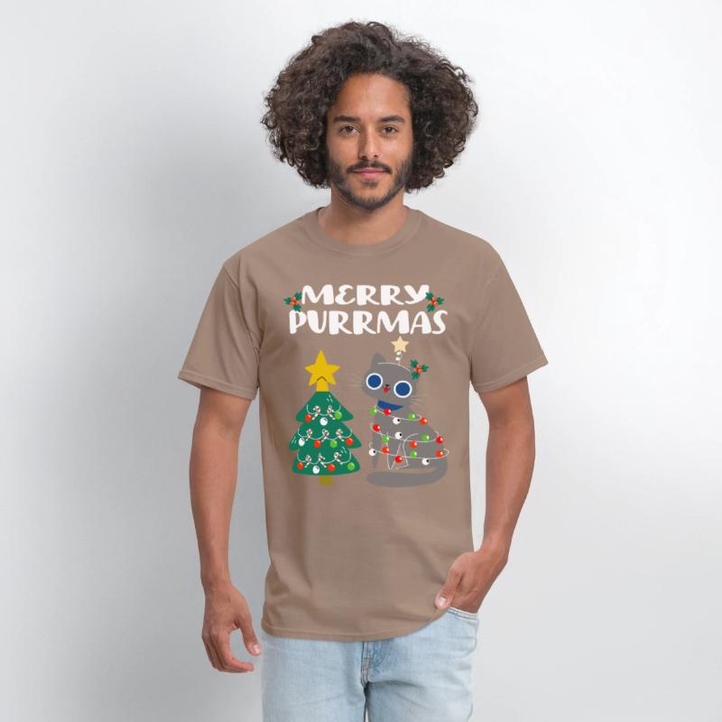 Merry Purrmas - For Christmas Holiday Cat Lovers