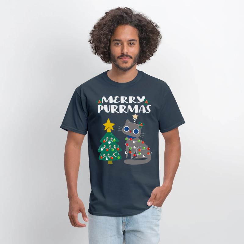 Merry Purrmas - For Christmas Holiday Cat Lovers