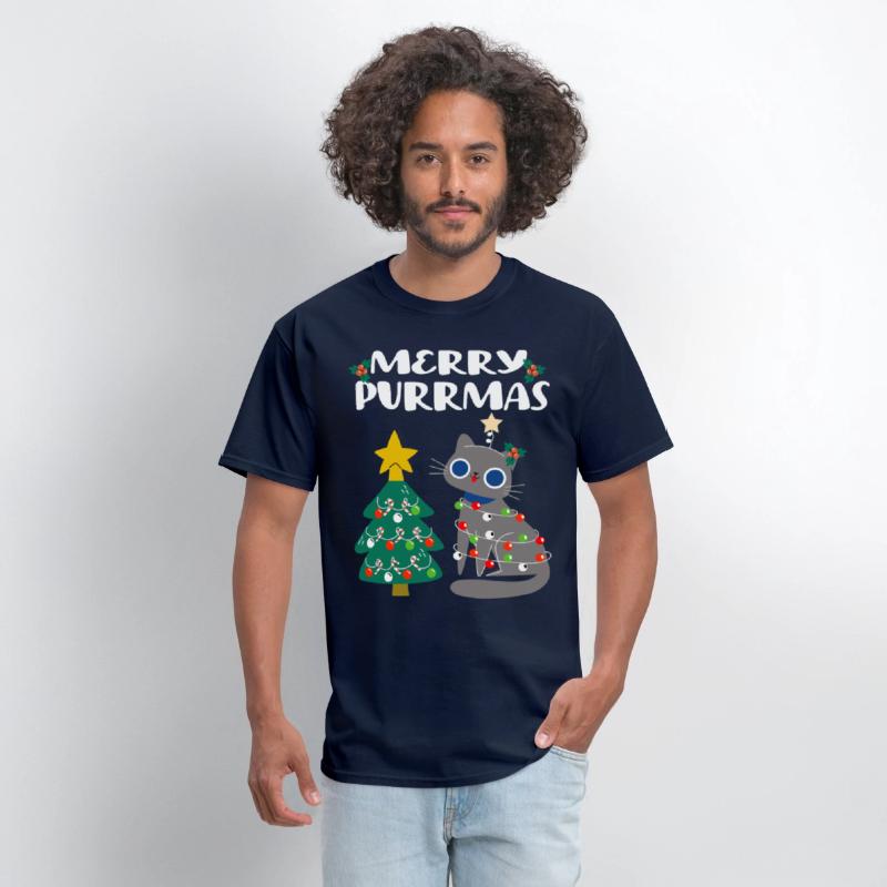 Merry Purrmas - For Christmas Holiday Cat Lovers