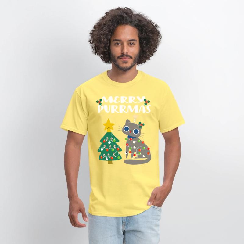 Merry Purrmas - For Christmas Holiday Cat Lovers