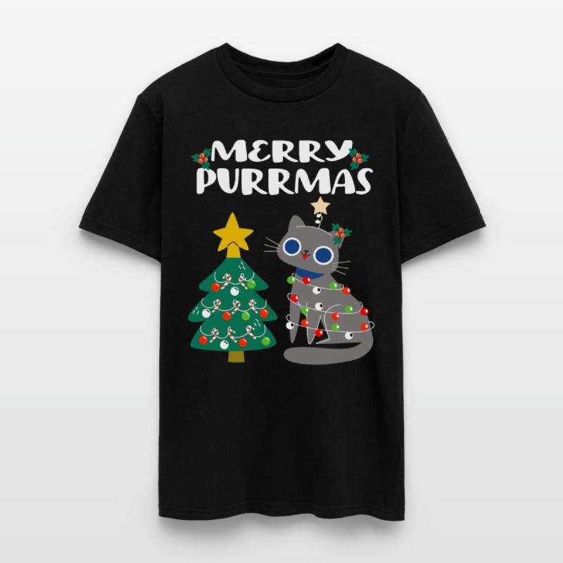 Merry Purrmas - For Christmas Holiday Cat Lovers