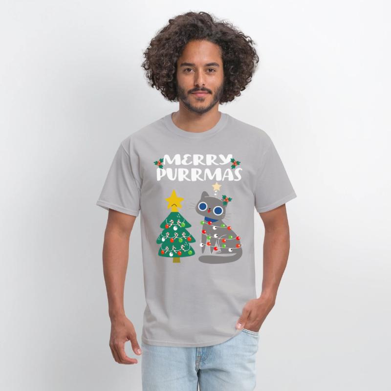 Merry Purrmas - For Christmas Holiday Cat Lovers