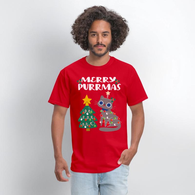 Merry Purrmas - For Christmas Holiday Cat Lovers