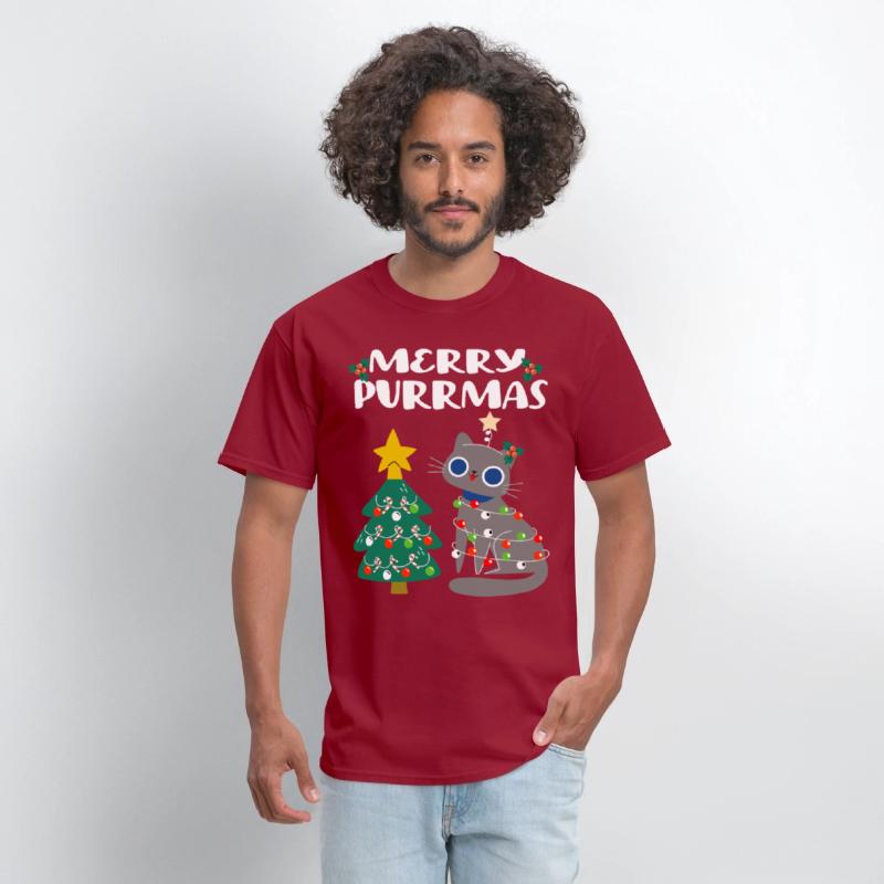 Merry Purrmas - For Christmas Holiday Cat Lovers