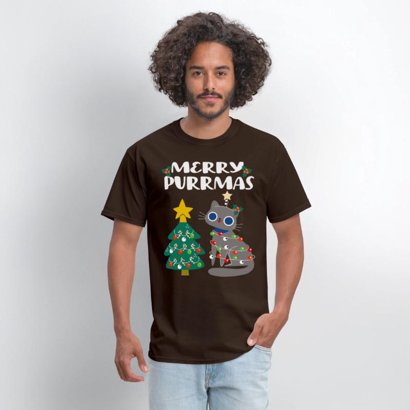 Merry Purrmas - For Christmas Holiday Cat Lovers