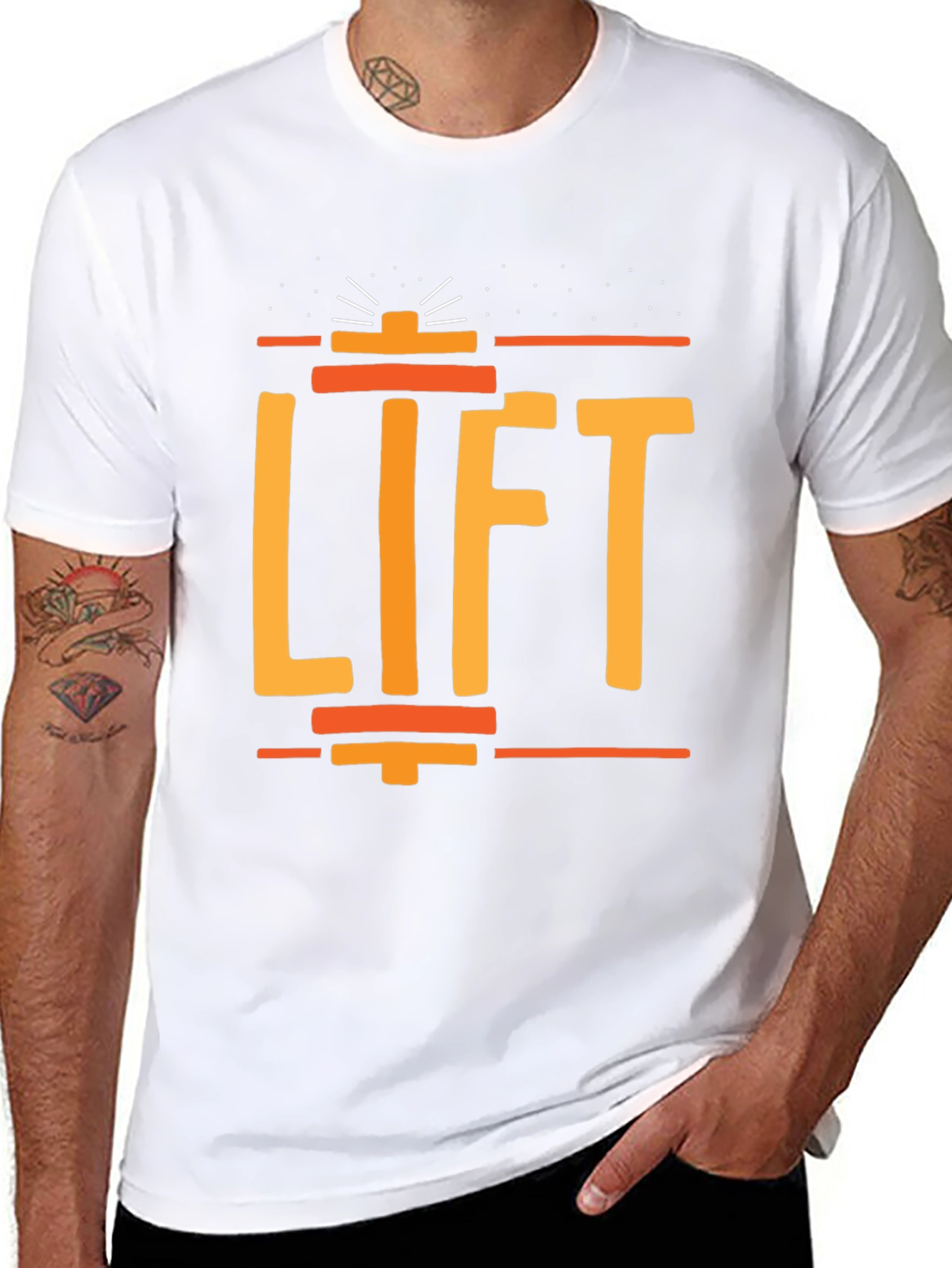 Lift T-Shirt - Black Gym Workout Tee