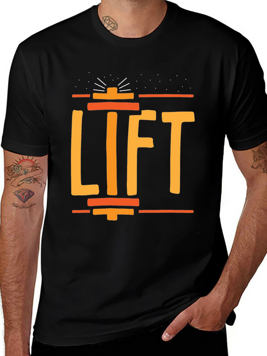 Lift T-Shirt - Black Gym Workout Tee
