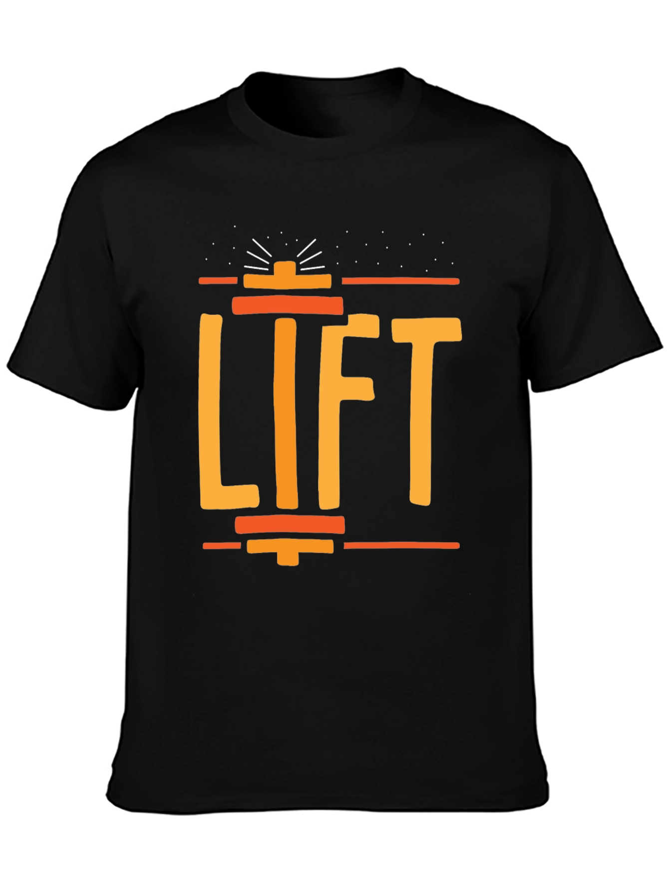 Lift T-Shirt - Black Gym Workout Tee