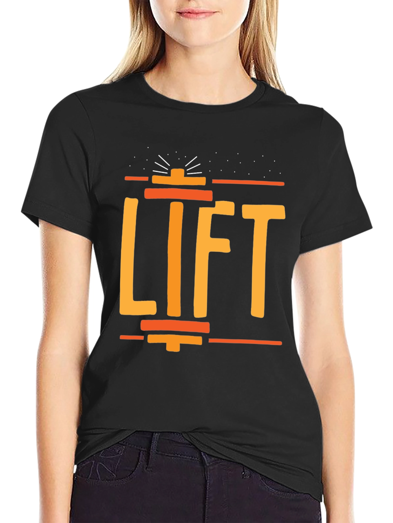 Lift T-Shirt - Black Gym Workout Tee