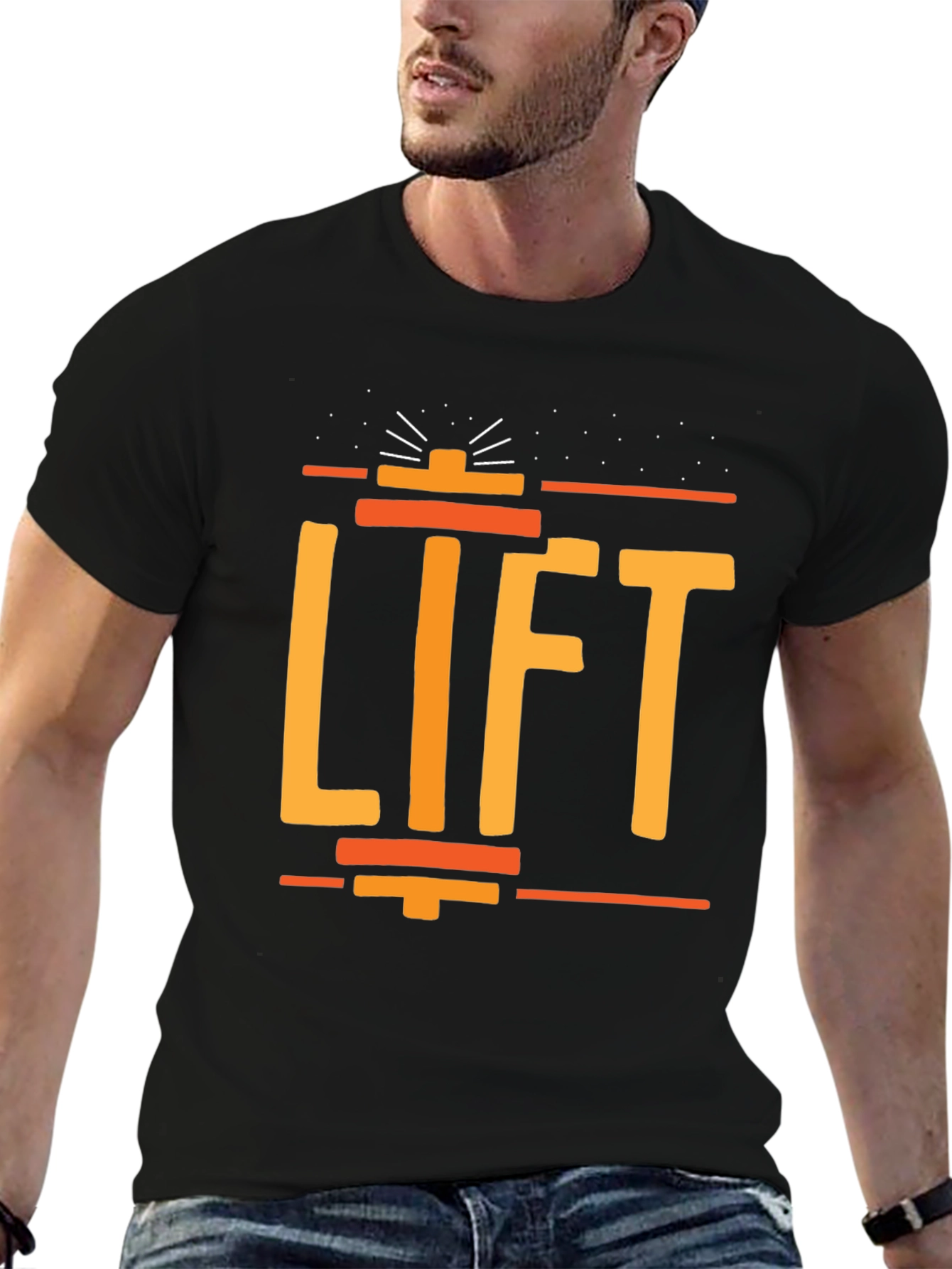 Lift T-Shirt - Black Gym Workout Tee