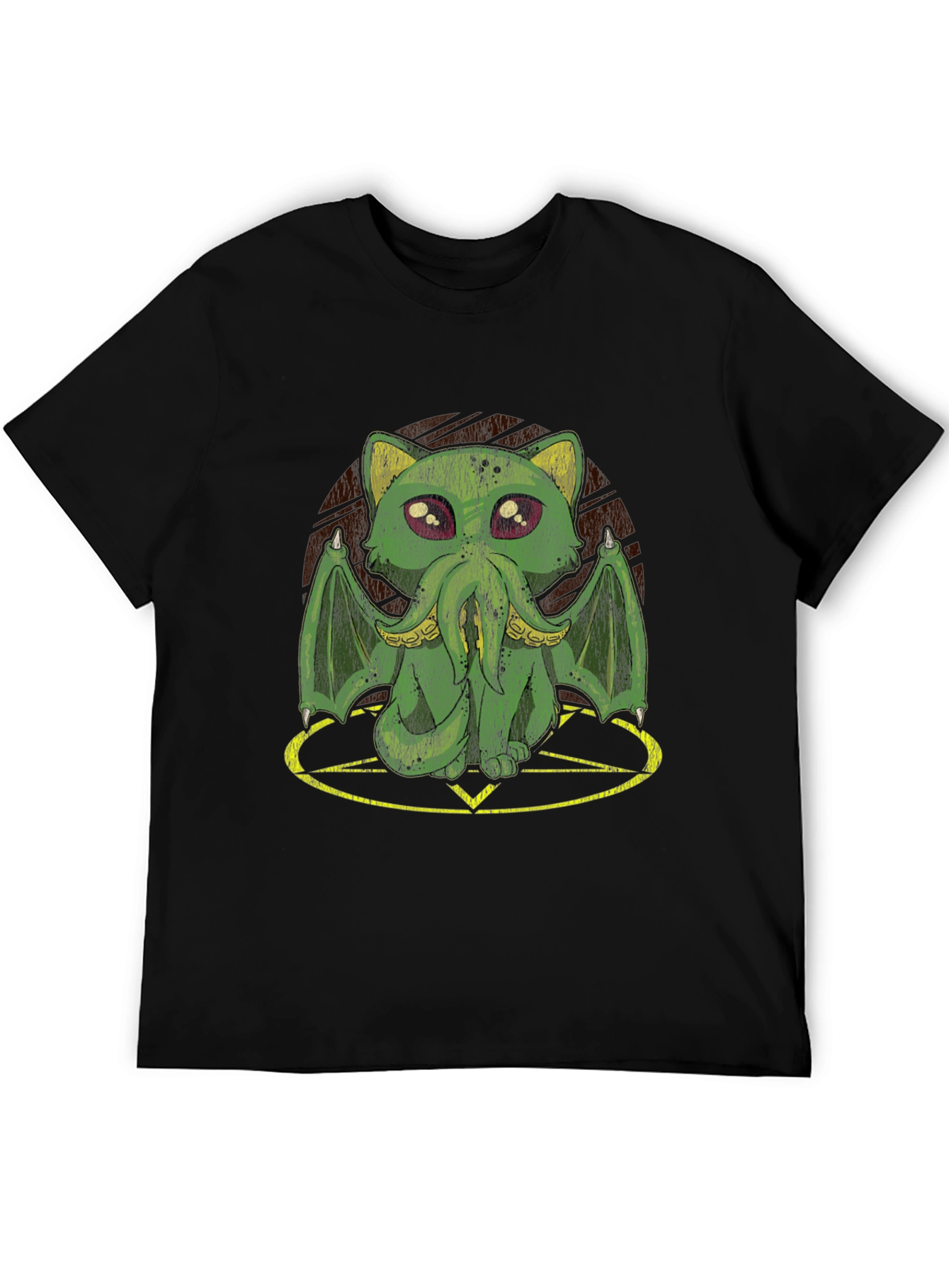 Cthulhu Cat T-Shirt - Black