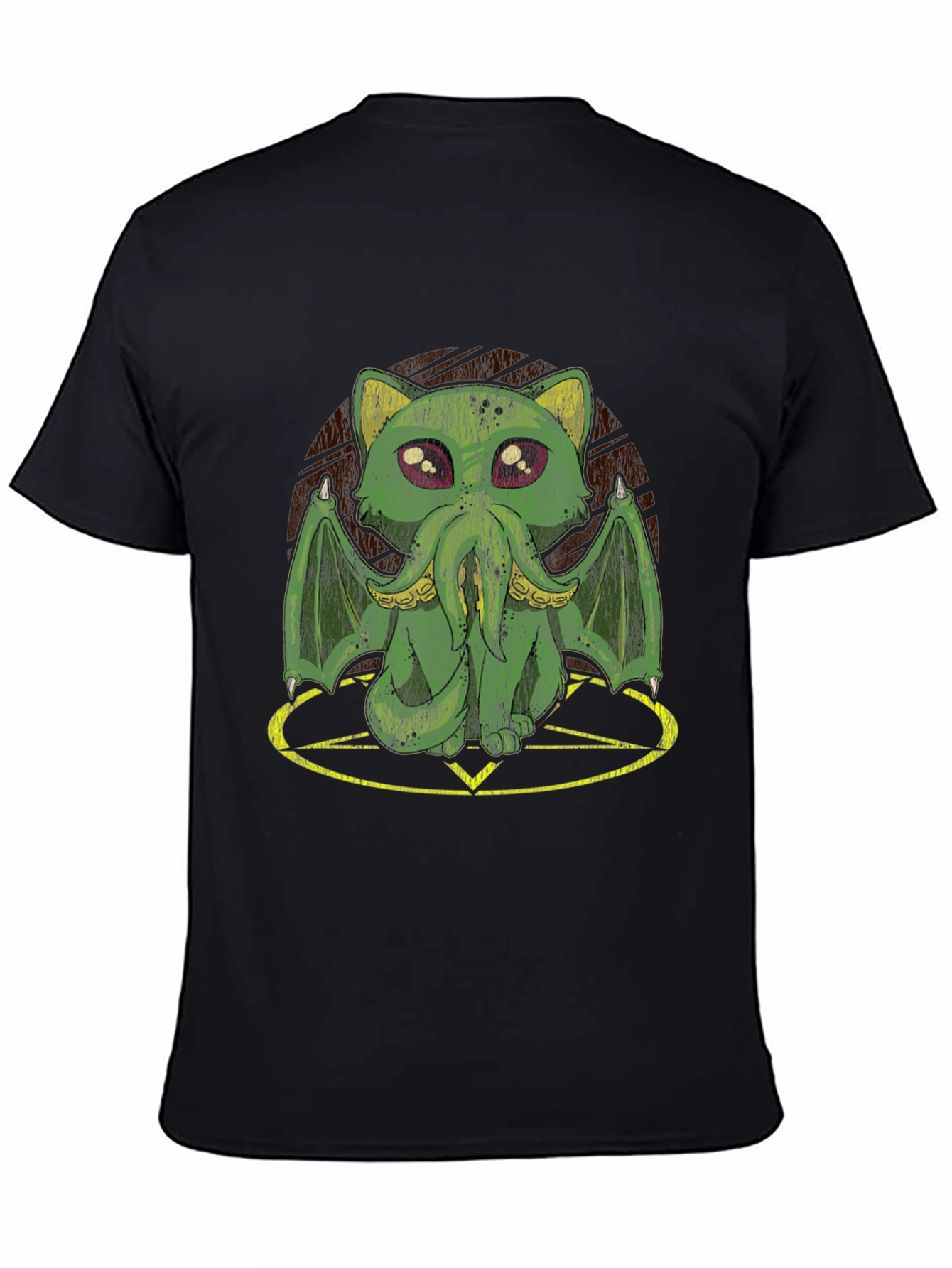 Cthulhu Cat T-Shirt - Black