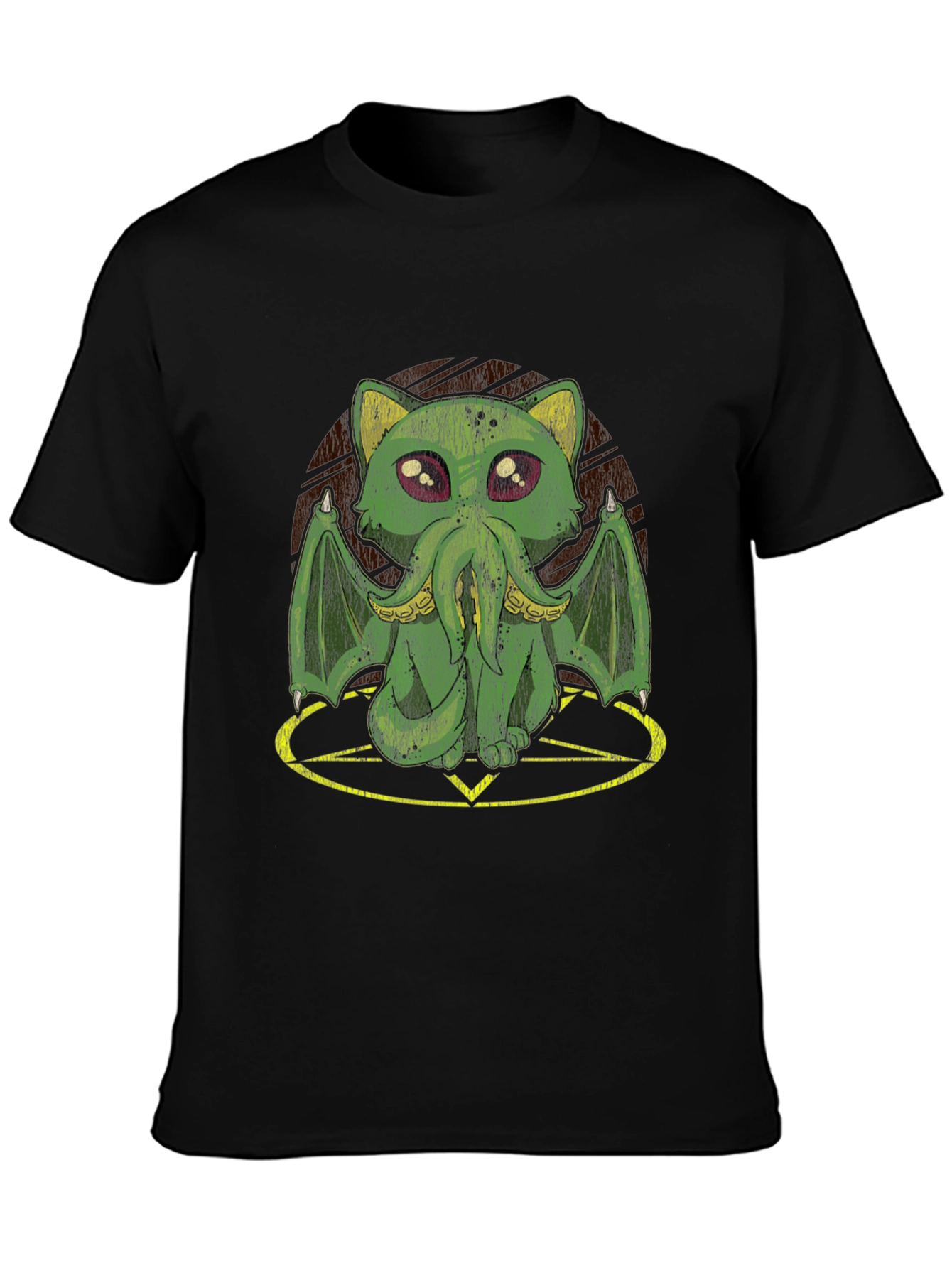 Cthulhu Cat T-Shirt - Black