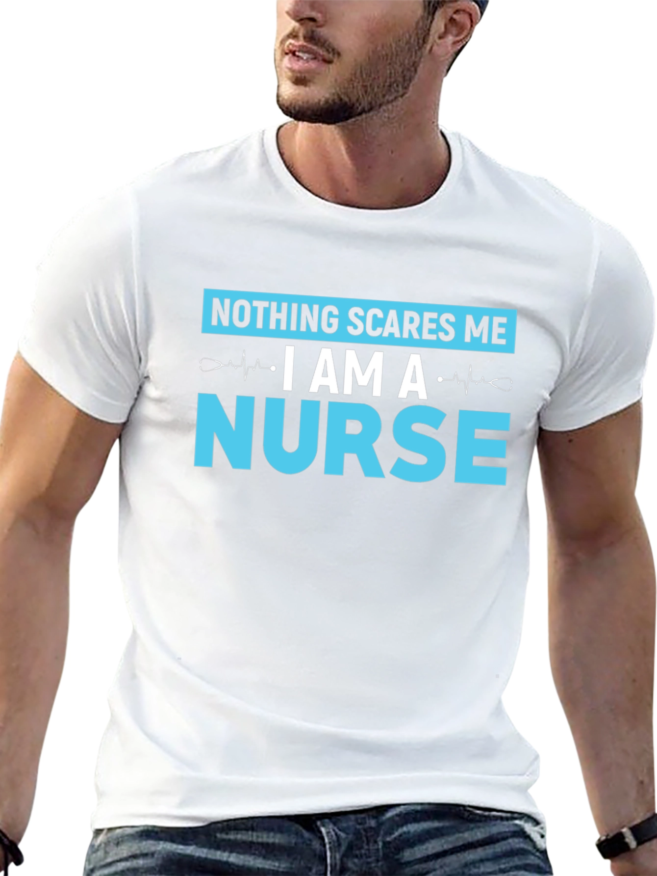 Nothing Scares Me I Am a Nurse T-Shirt