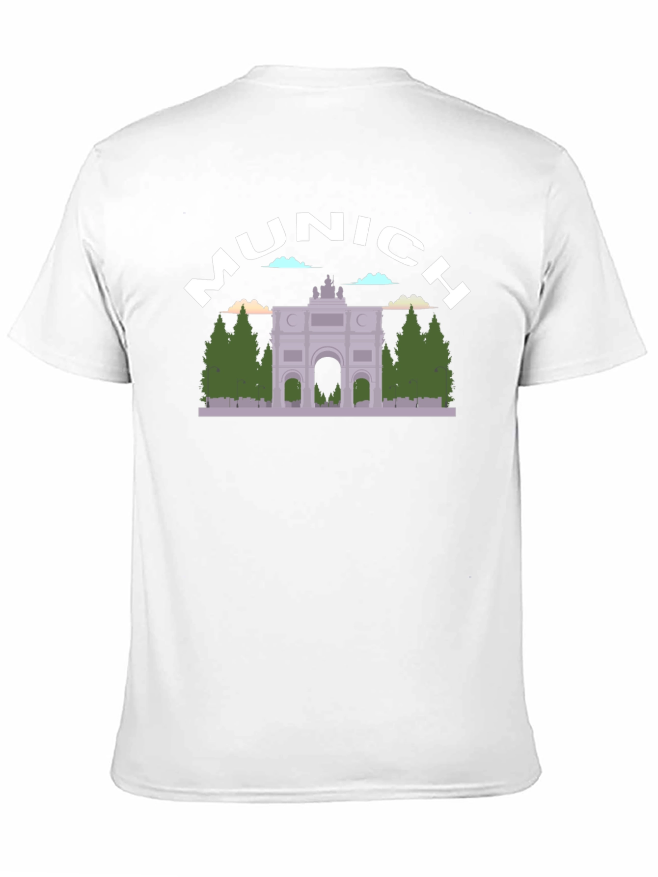 Munich Germany Graphic Tee - Black Cotton T-Shirt