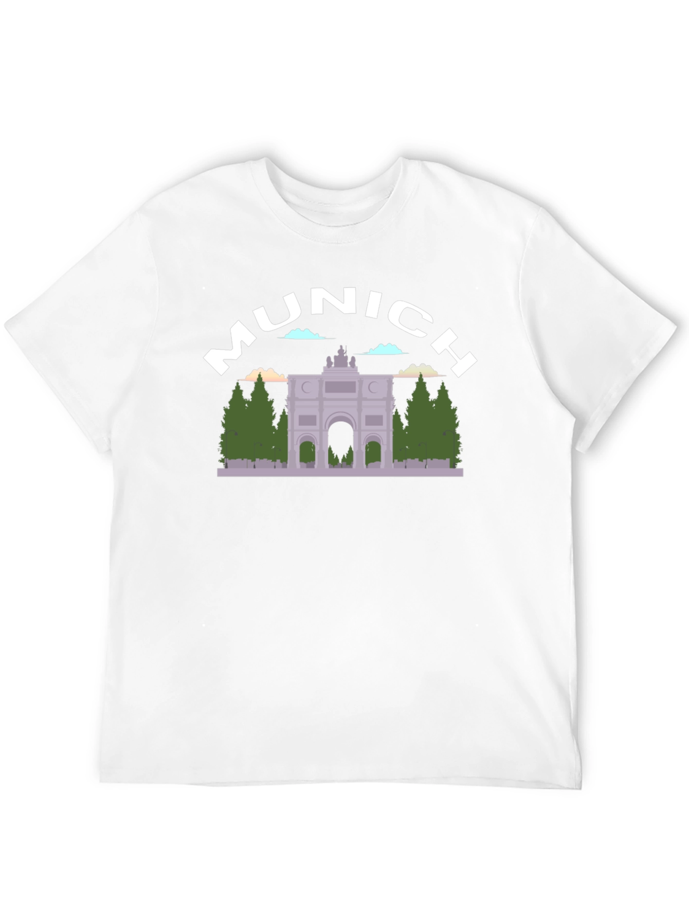 Munich Germany Graphic Tee - Black Cotton T-Shirt