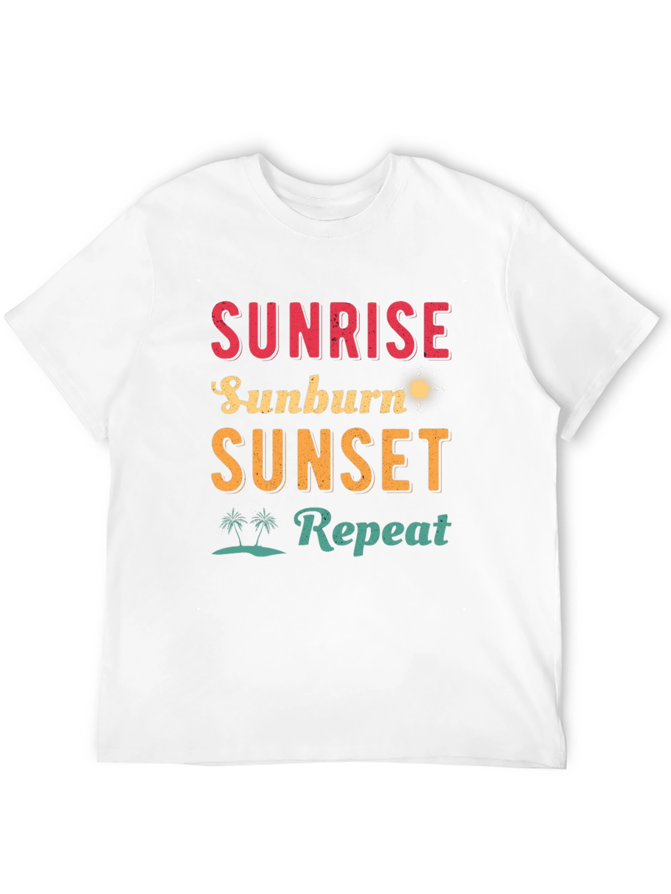 Sunrise Sunburn Sunset Repeat Graphic Tee