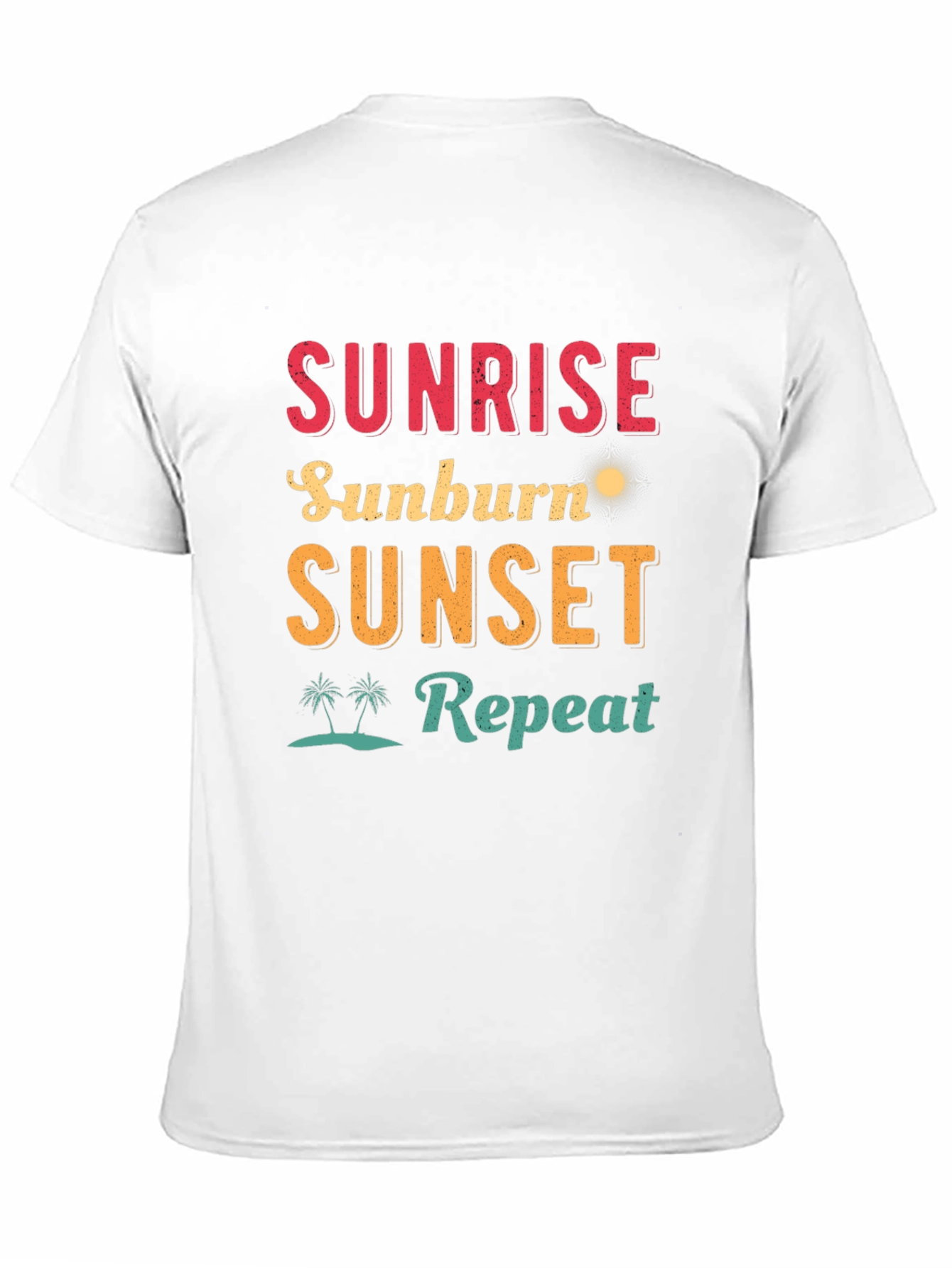 Sunrise Sunburn Sunset Repeat Graphic Tee