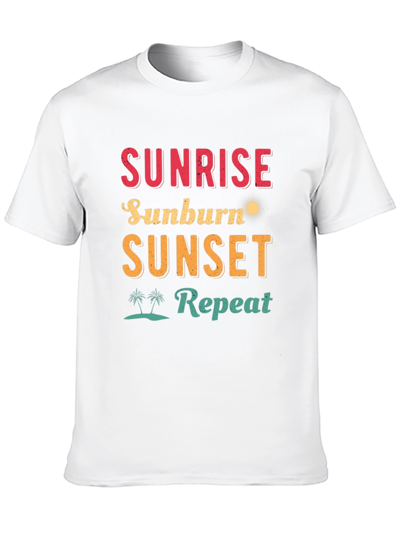 Sunrise Sunburn Sunset Repeat Graphic Tee
