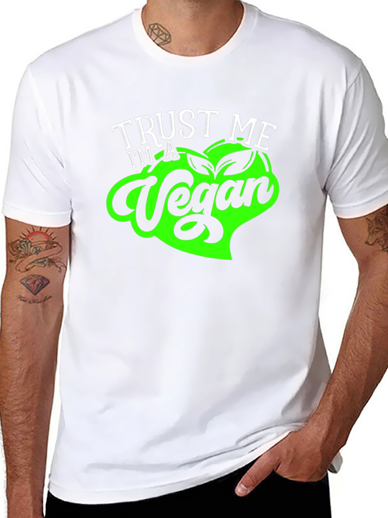 Trust Me Im a Vegan T-Shirt - Soft Cotton