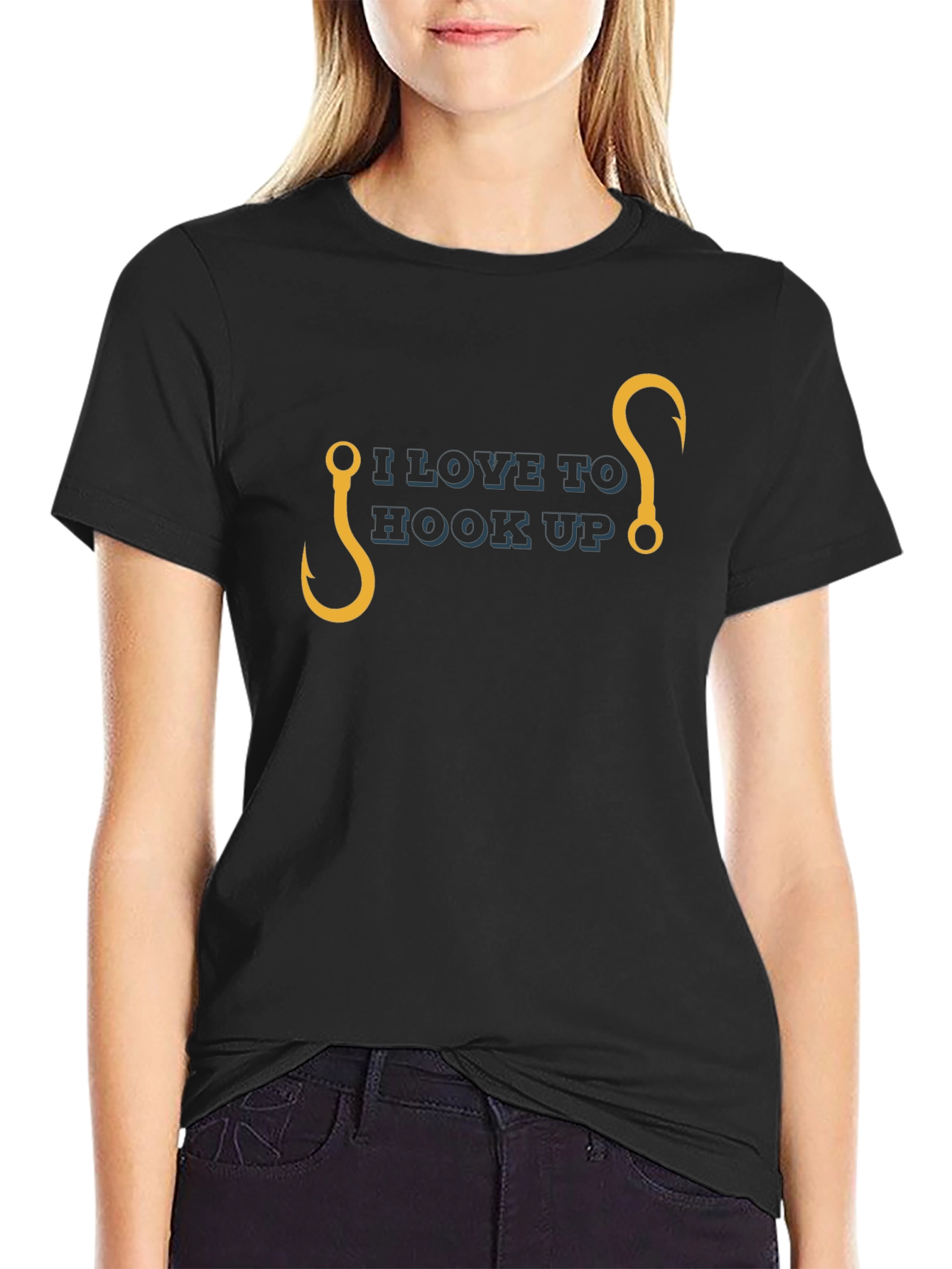 I Love To Hook Up Graphic Tee