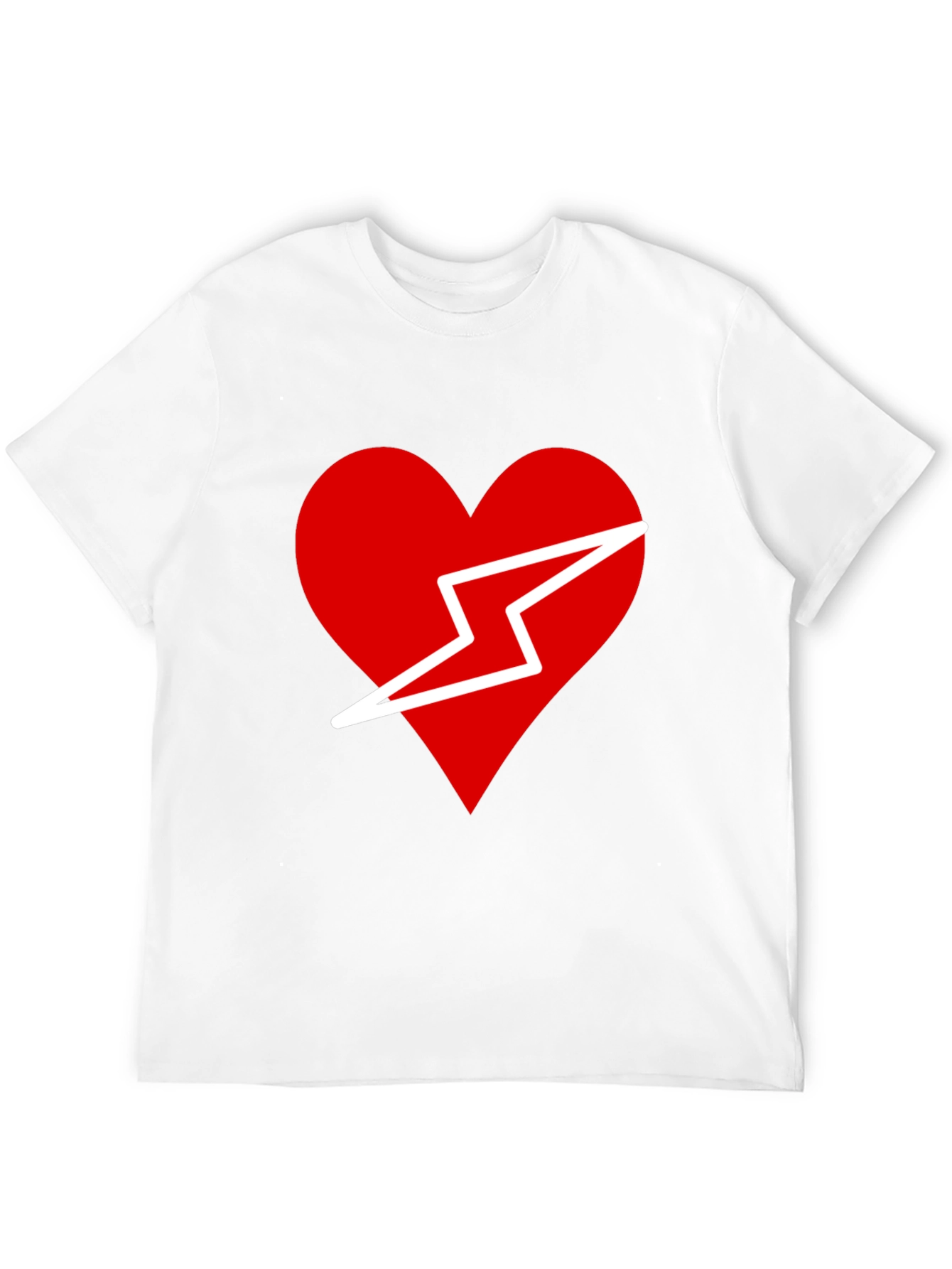 Heart & Lightning Bolt Graphic Tee