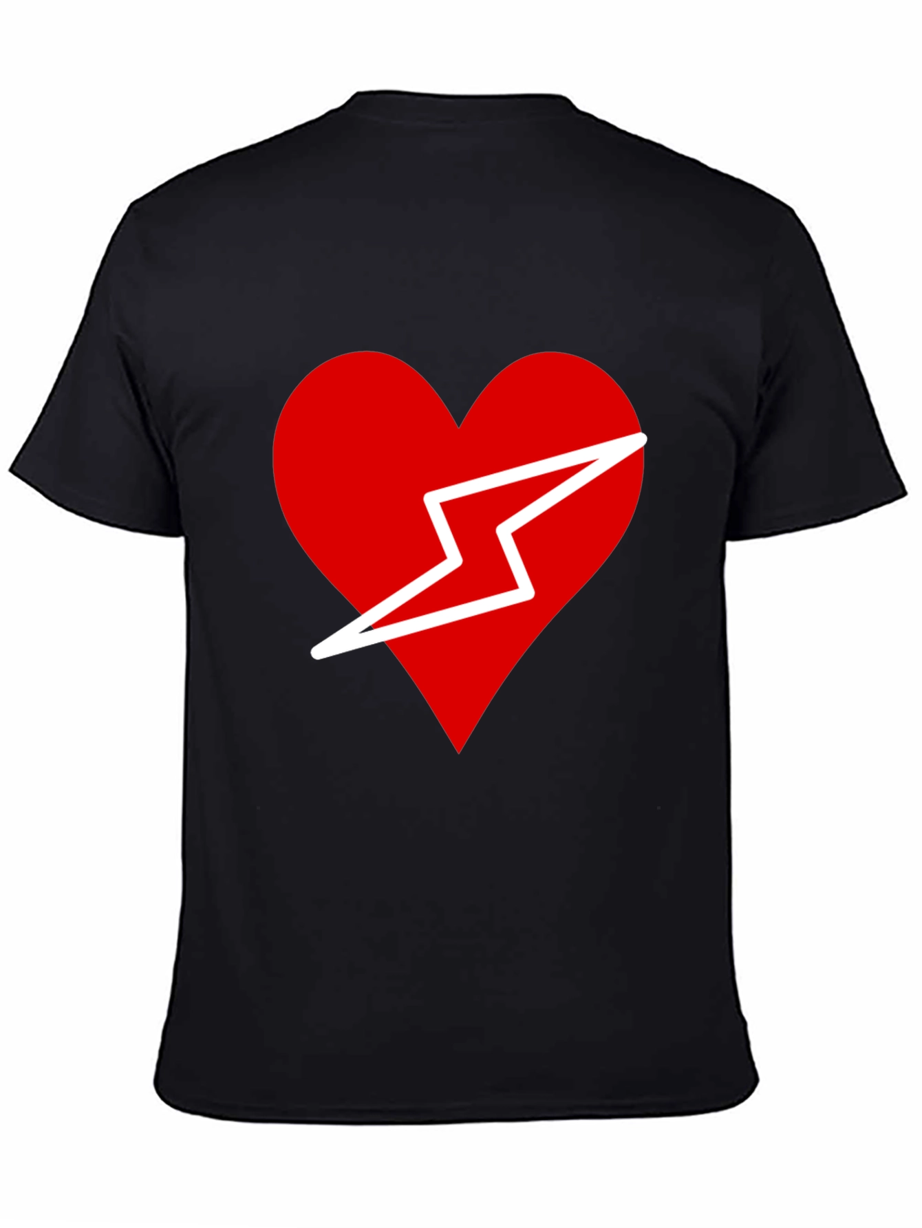 Heart & Lightning Bolt Graphic Tee