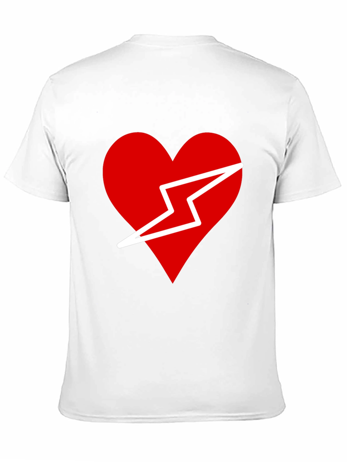 Heart & Lightning Bolt Graphic Tee