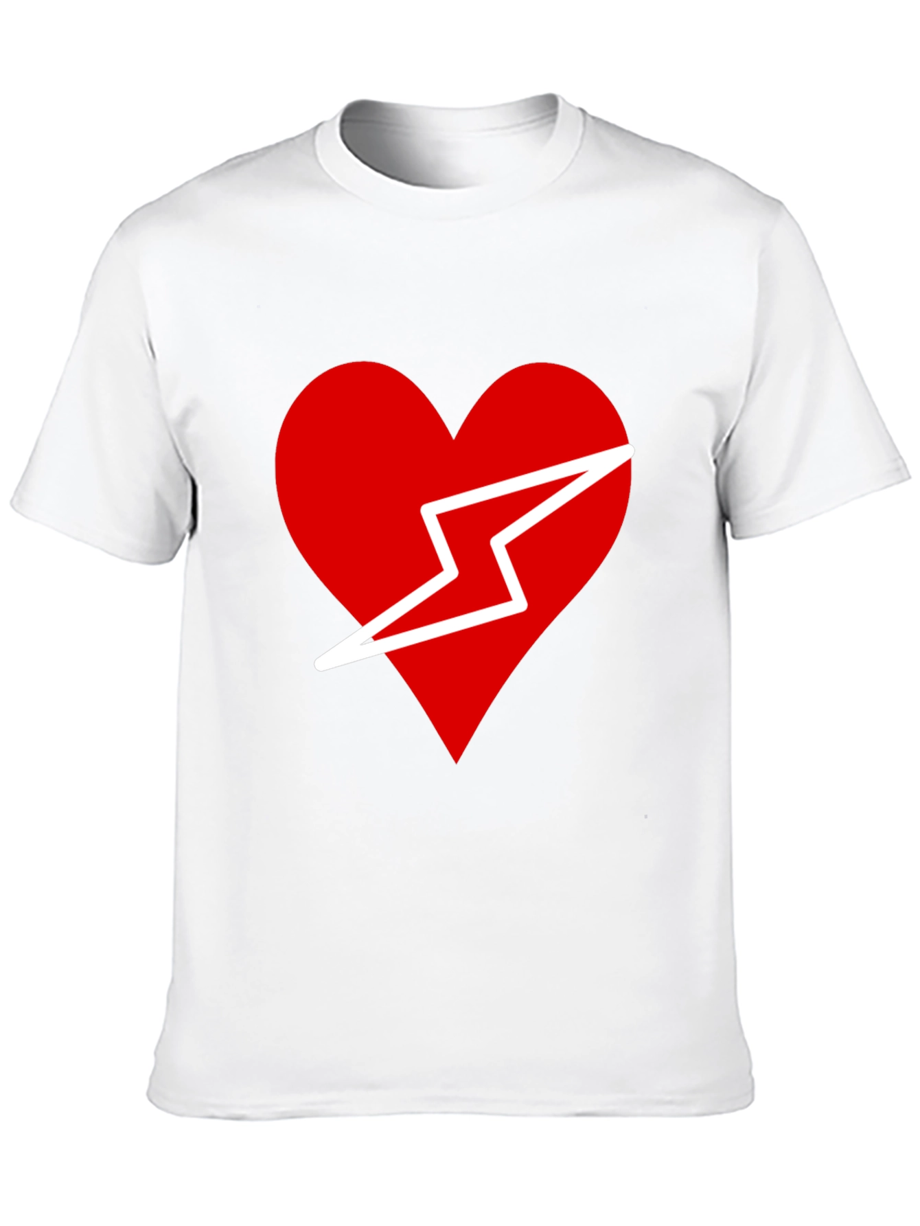 Heart & Lightning Bolt Graphic Tee